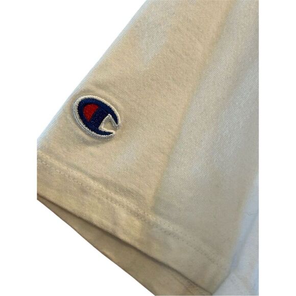 Champion Men's Graphic Print T-Shirt White Size L Short Sleeve - Picture 6 of 8